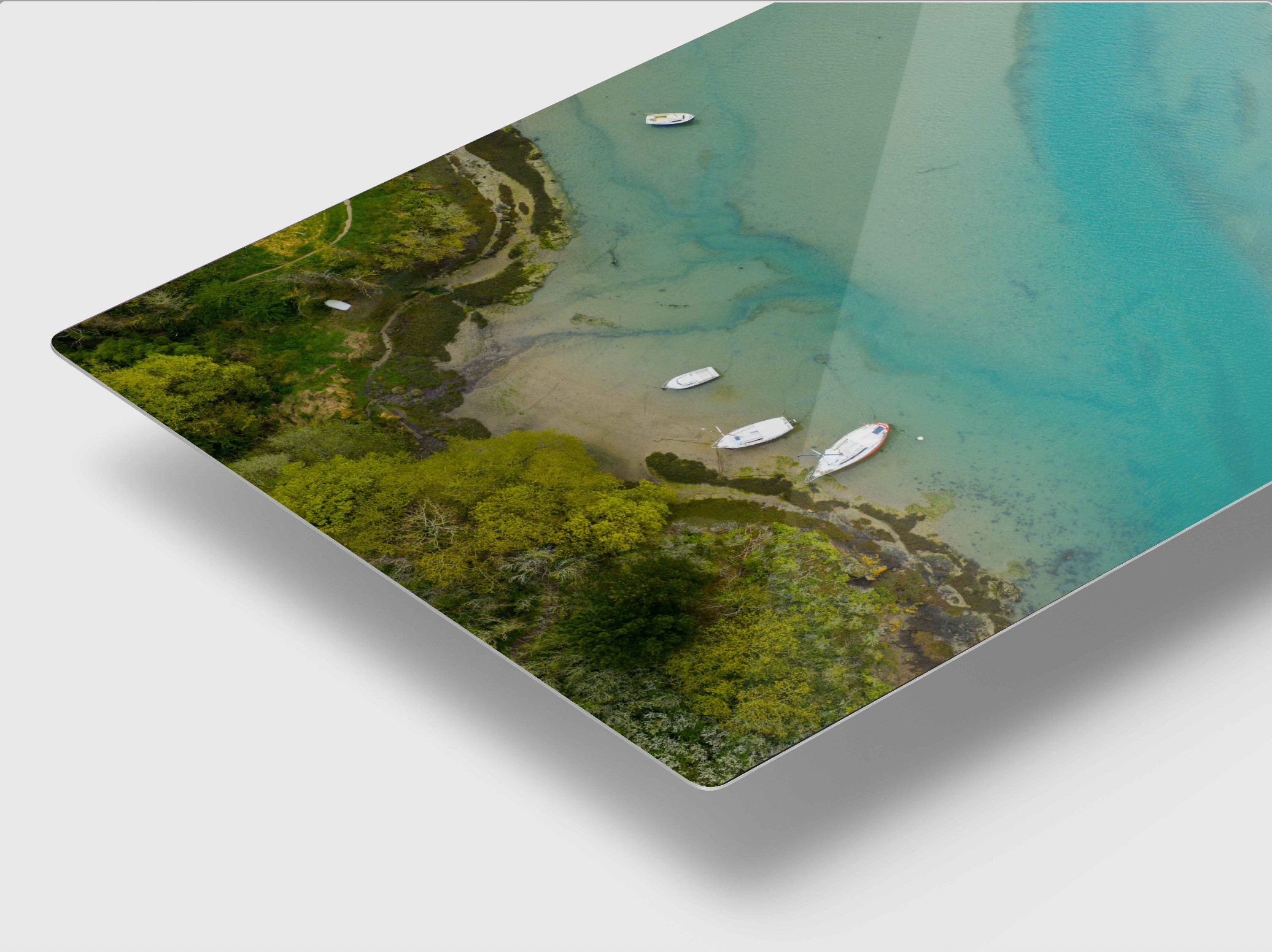 HD Sublimated Metal presentation detail