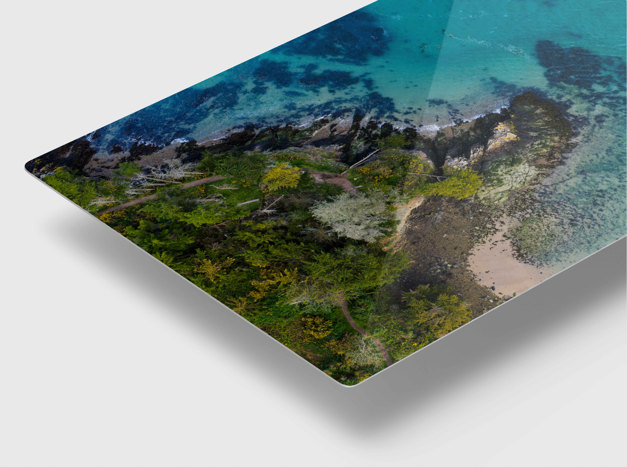 HD Sublimated Metal presentation detail
