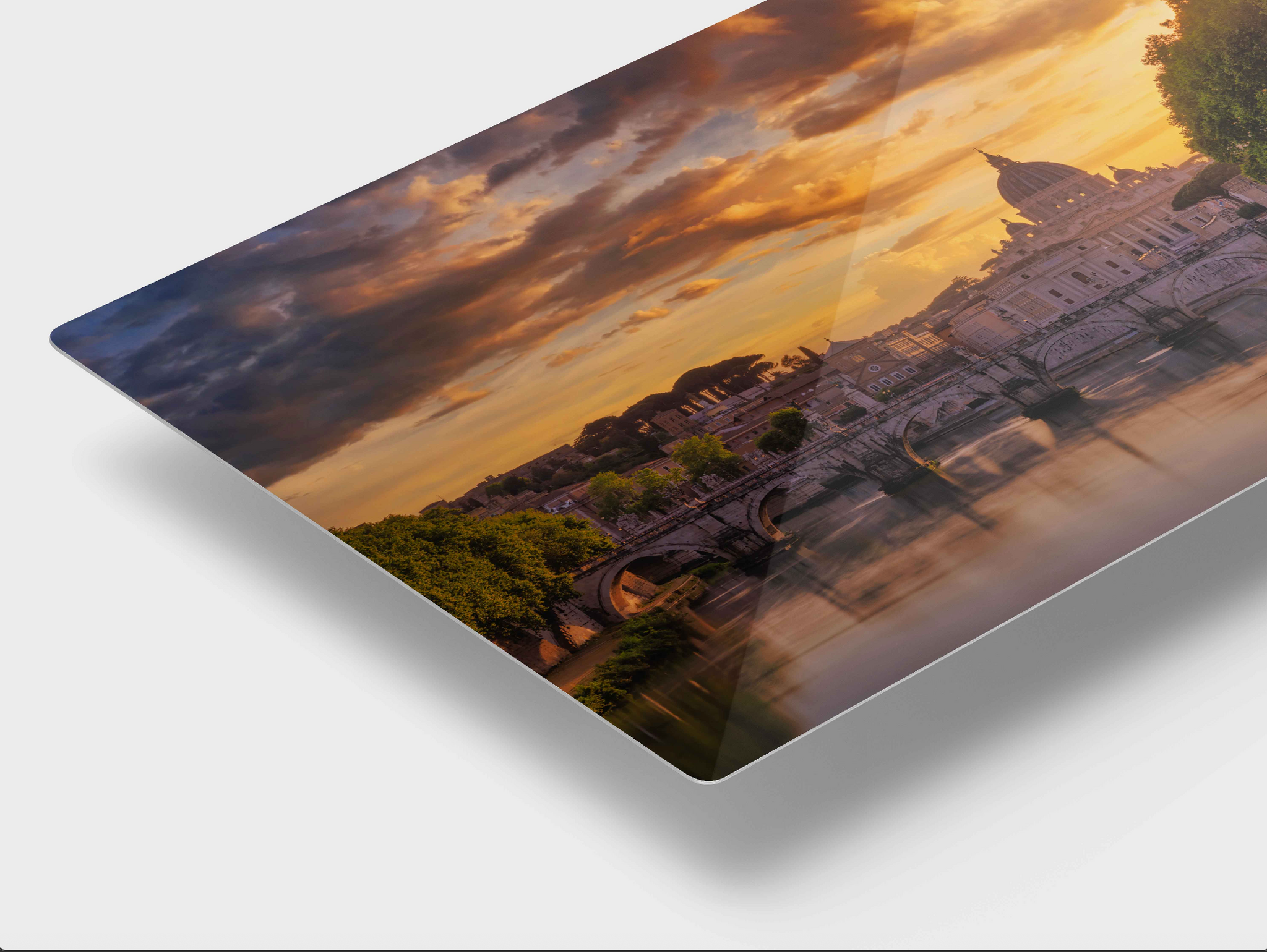HD Sublimated Metal presentation detail