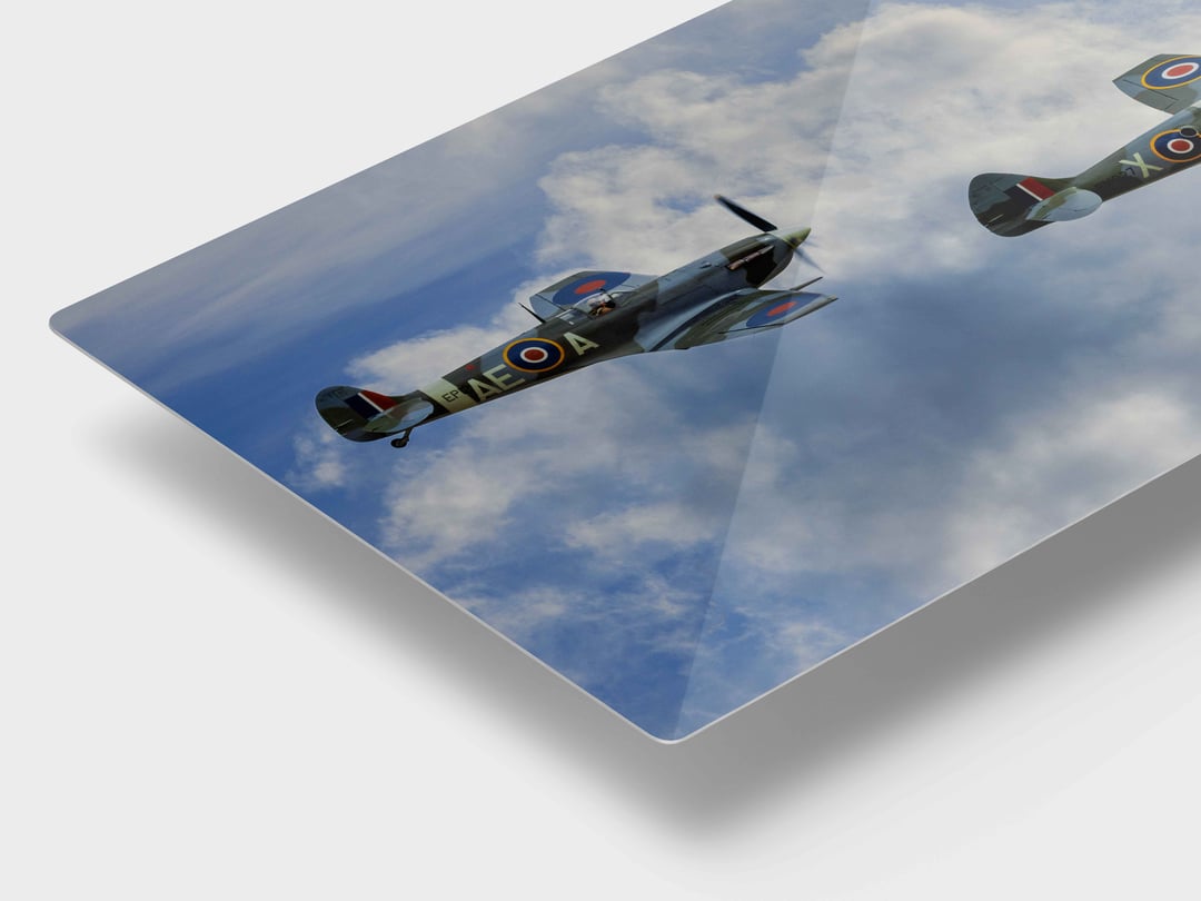 HD Sublimated Metal presentation detail