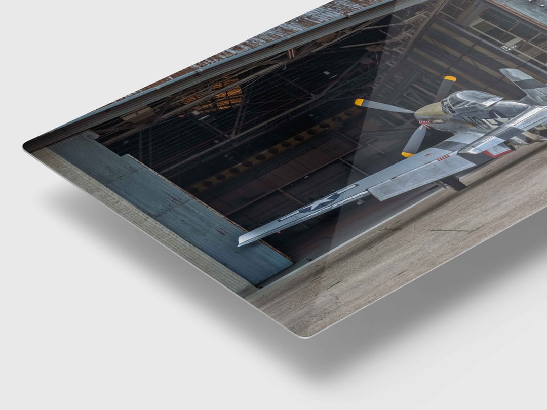 HD Sublimated Metal presentation detail