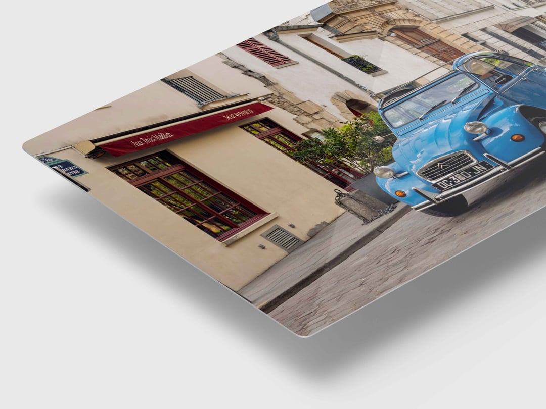 HD Sublimated Metal presentation detail
