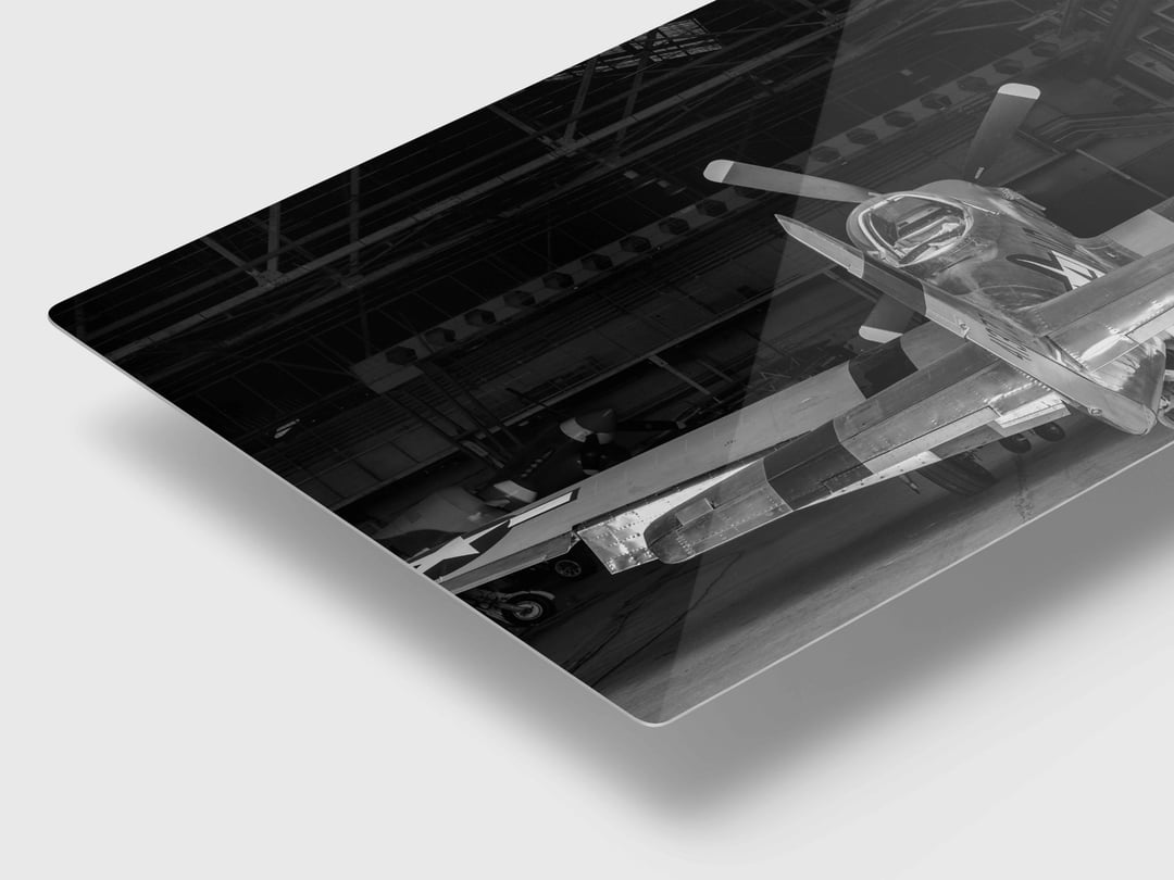 HD Sublimated Metal presentation detail