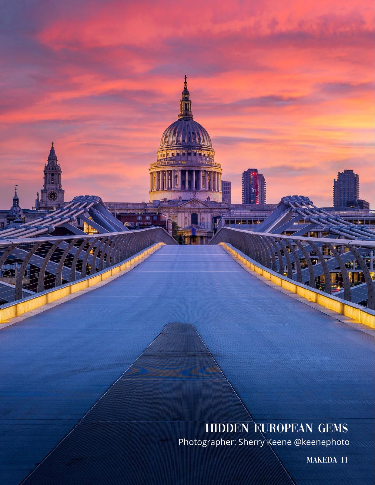Makeda Issue 198, Hidden European Gems, tear sheet 1, photography by Sherry Keene