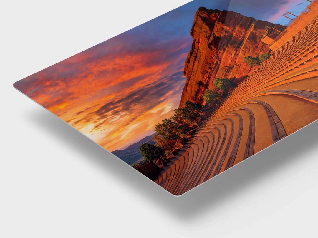 HD Sublimated Metal presentation detail