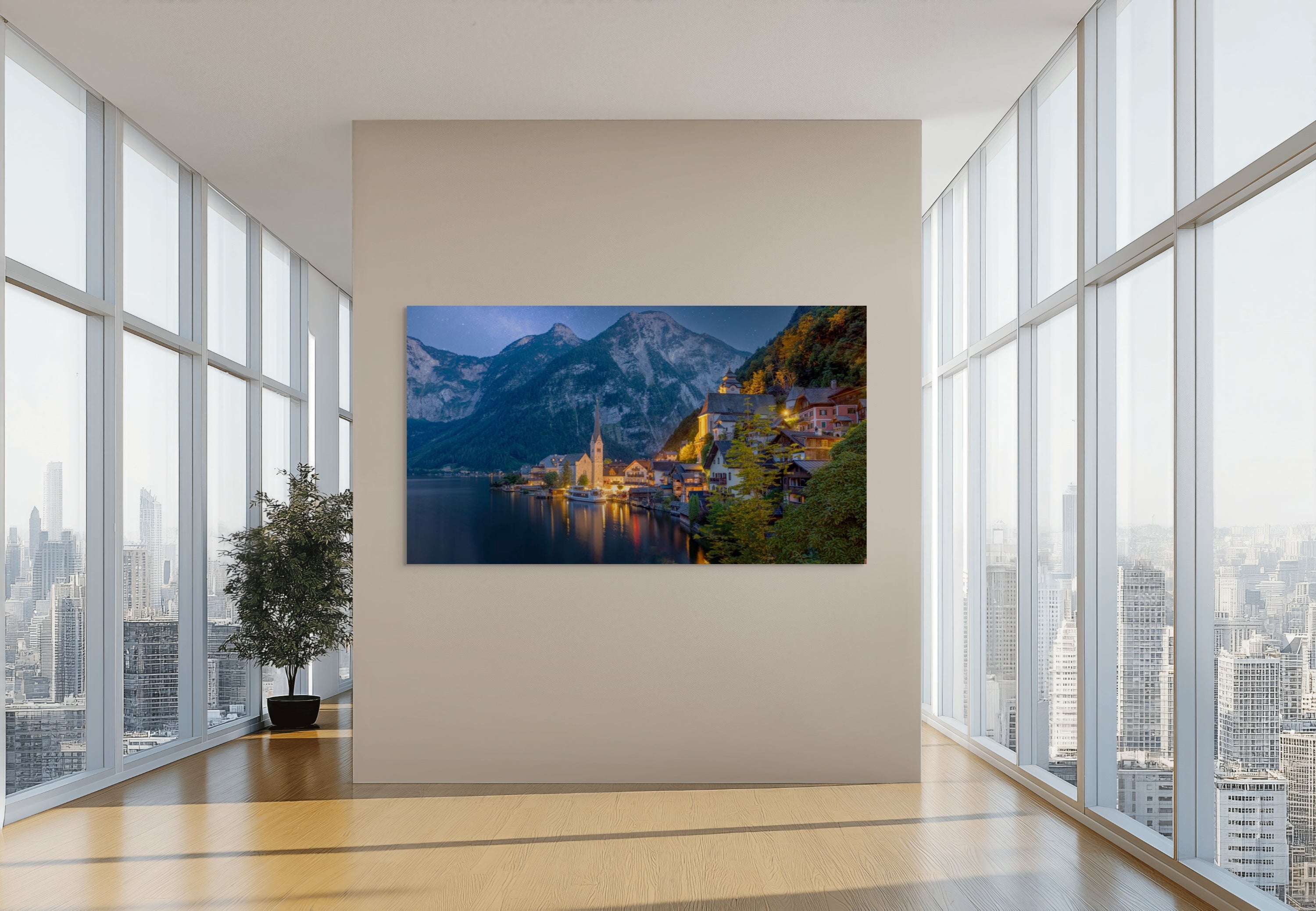 Serenity After Dark --Hallstatt, Austria