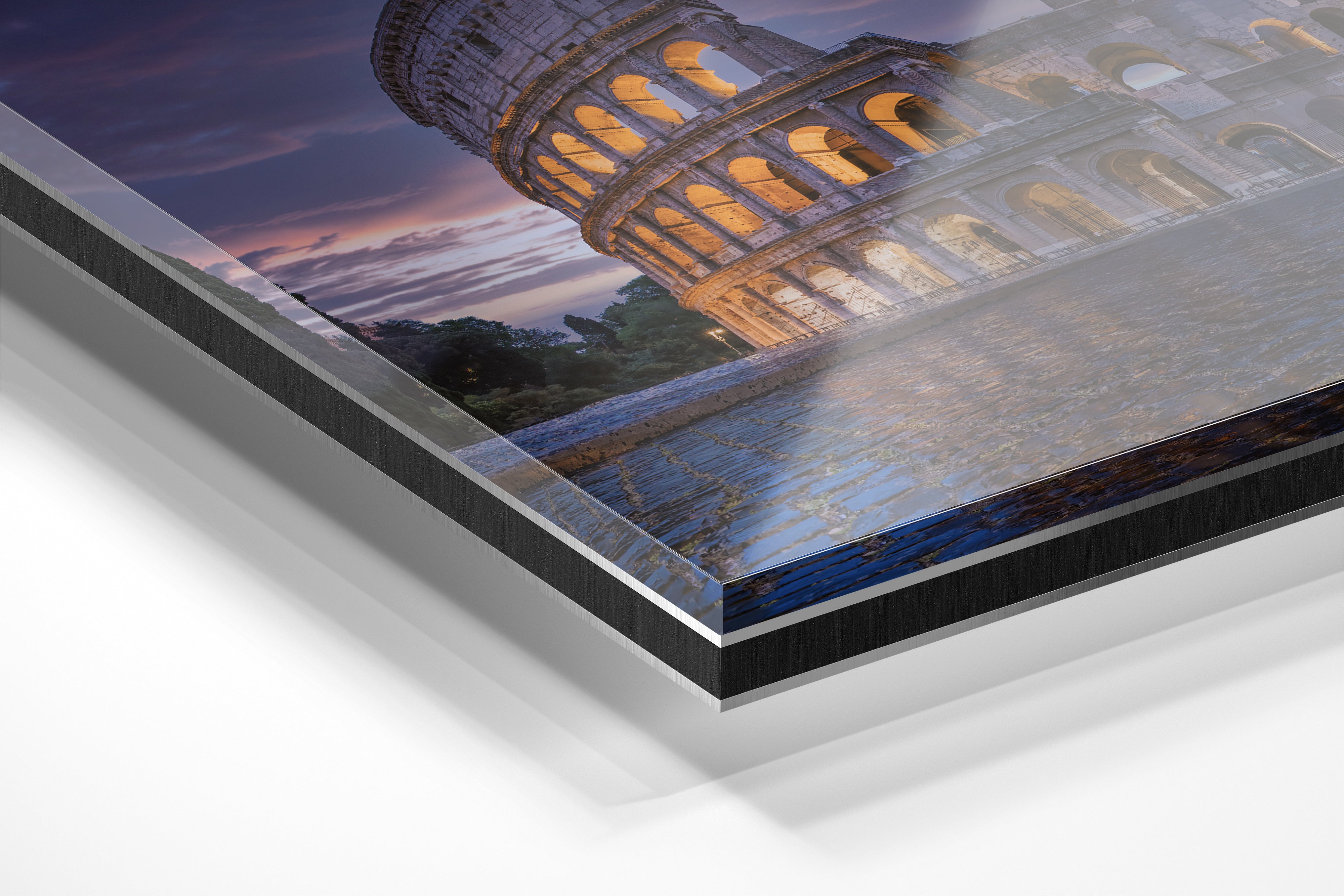 Reflection of Empire Rome Colosseum