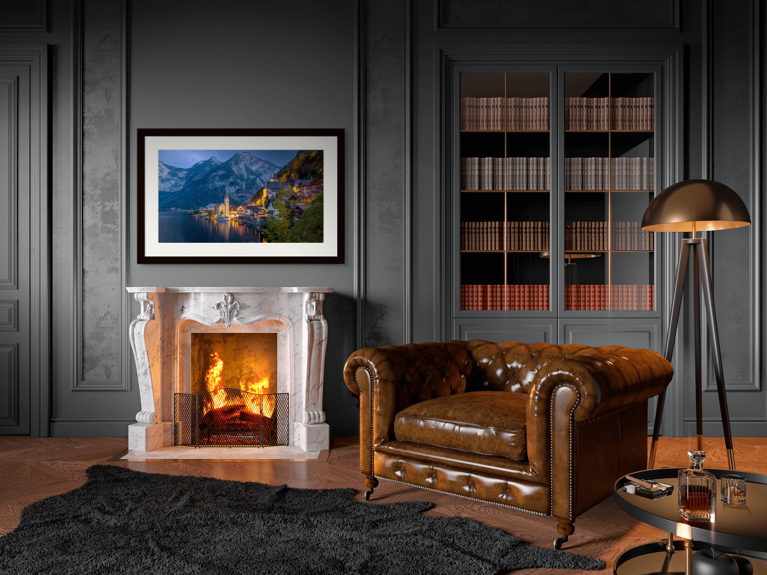 Serenity After Dark --Hallstatt, Austria