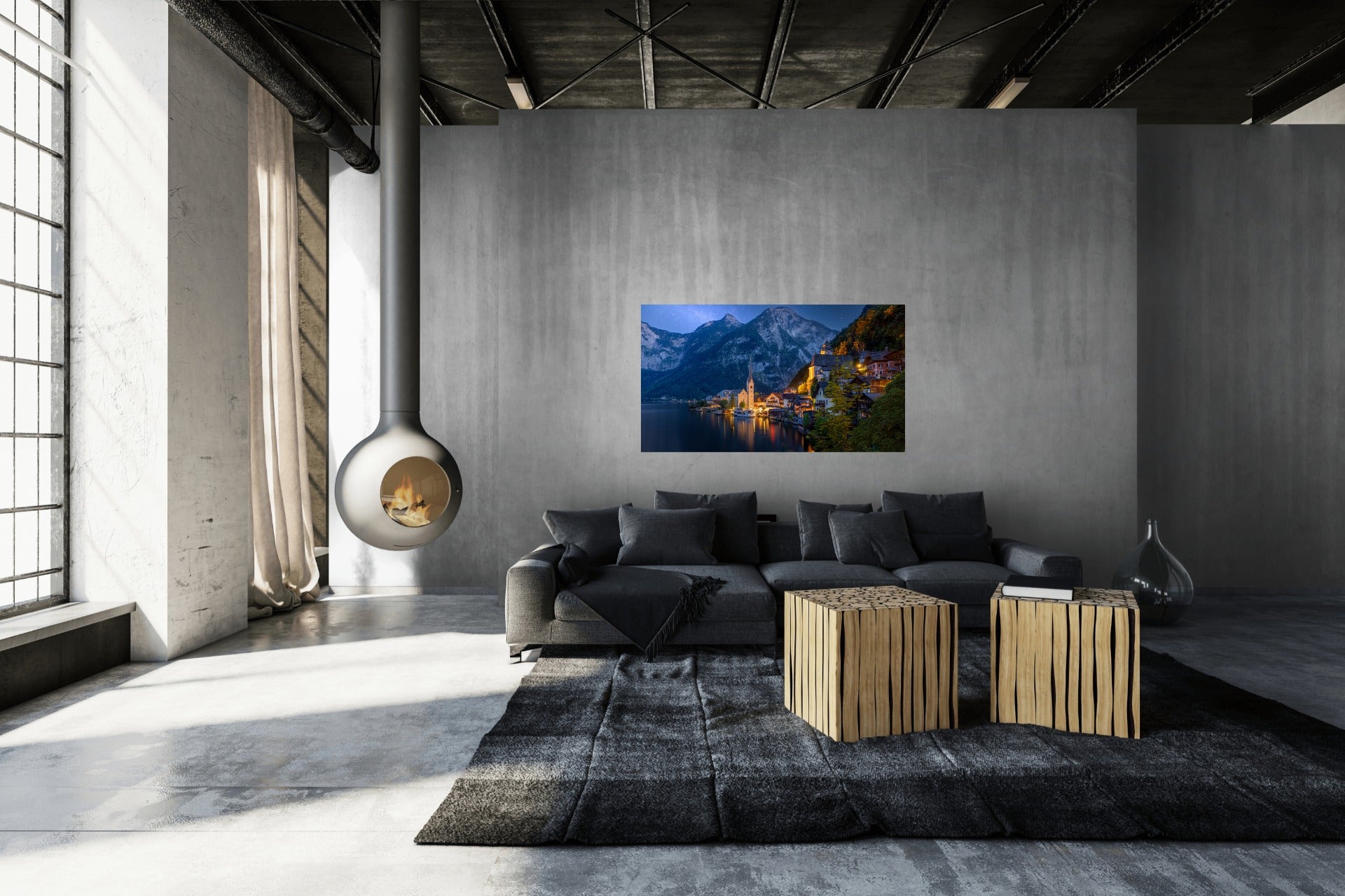 Serenity After Dark --Hallstatt, Austria