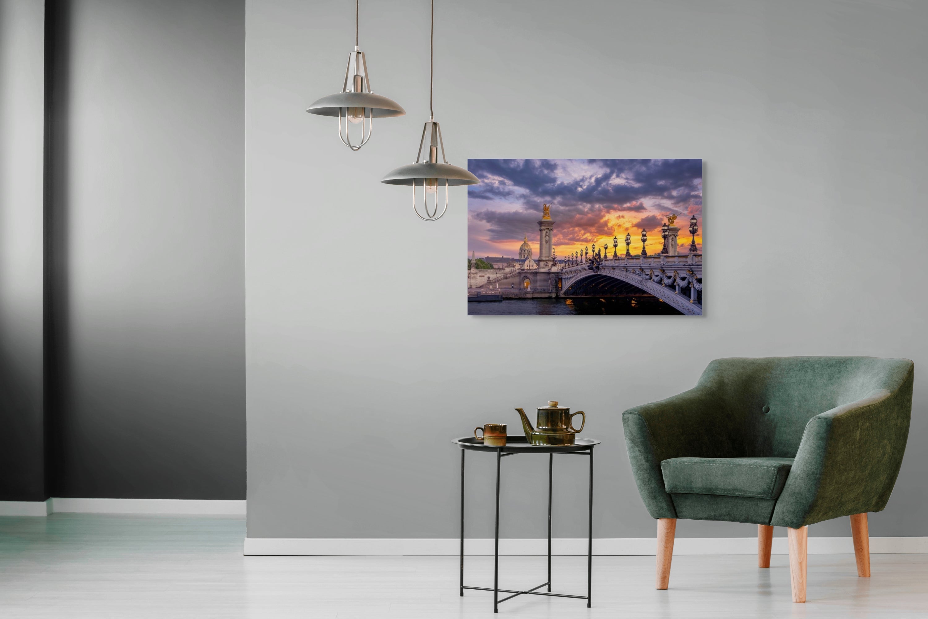 Pont Alexandre III in Firelight