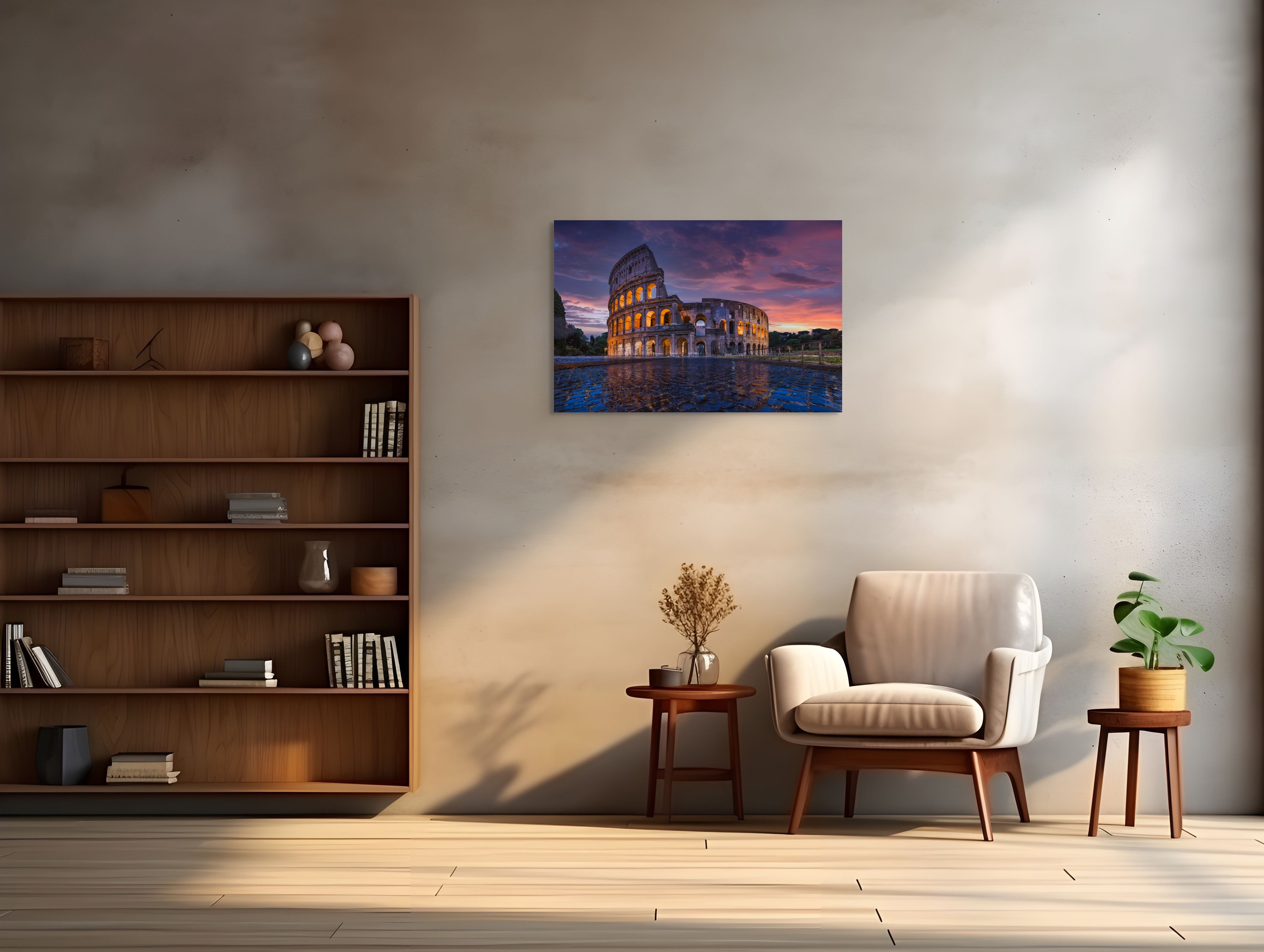 Reflection of Empire Rome Colosseum