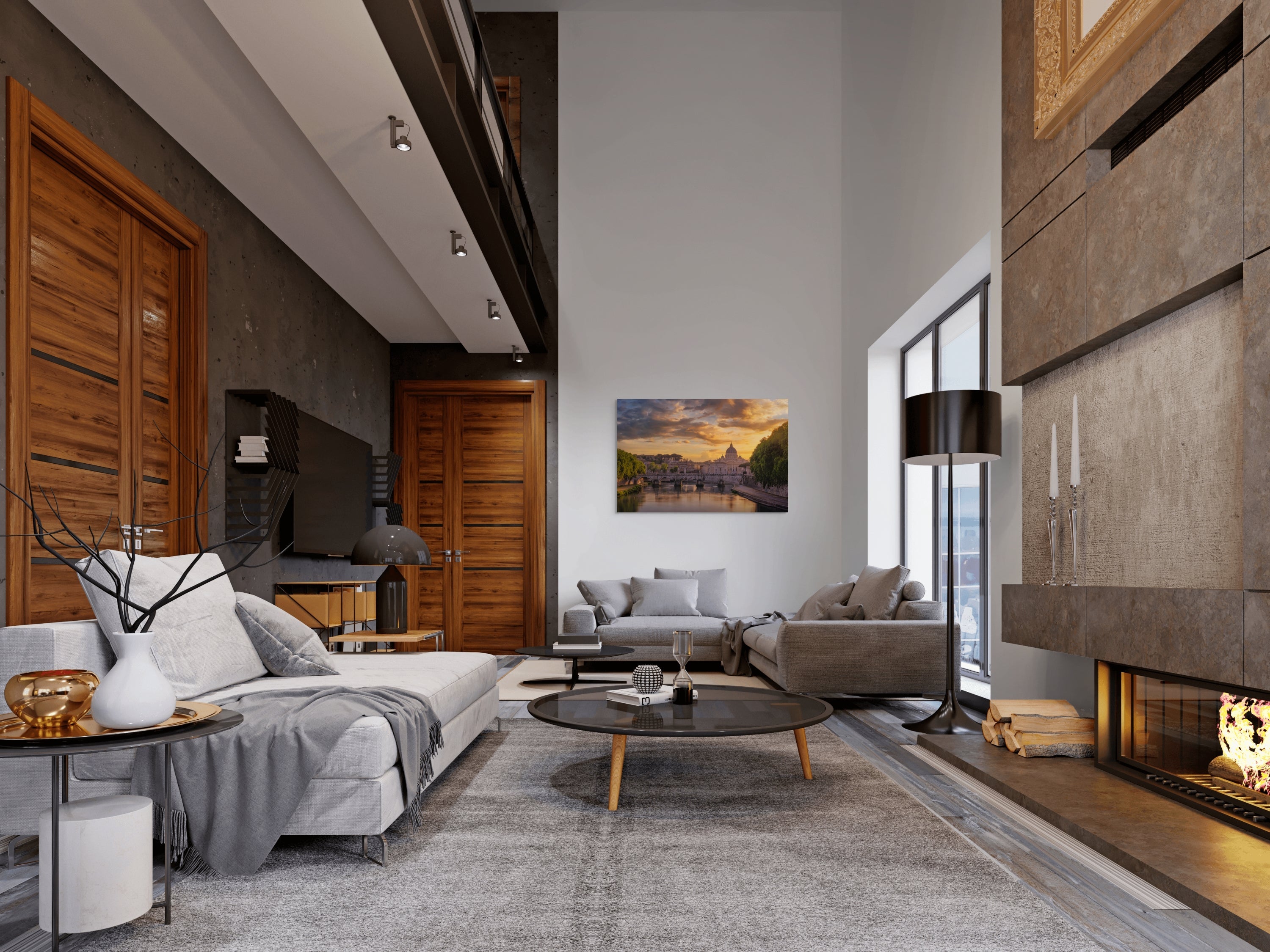 Eternal Light Over St. Peter’s Basilica Rome