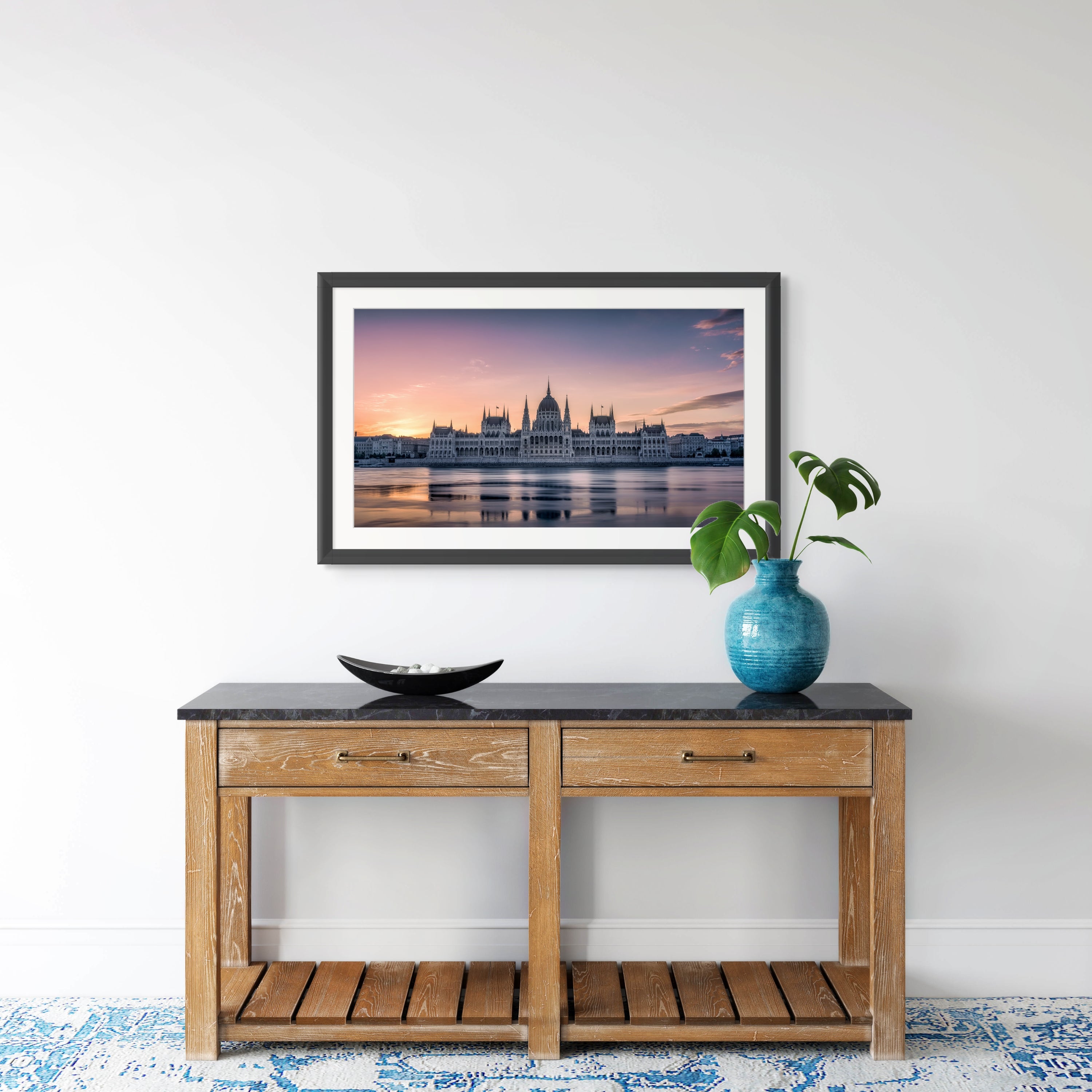 Eternity in Pink – Budapest Parliament Over the Danube